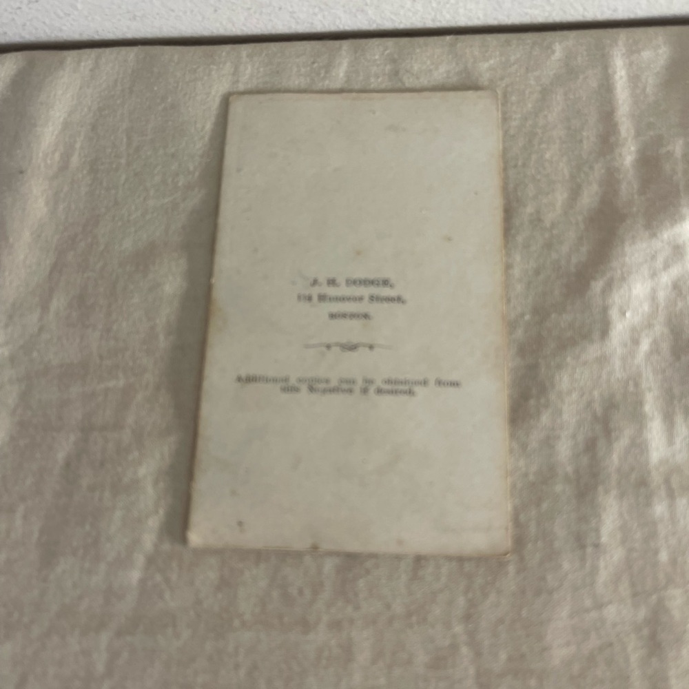 Abraham Lincoln Portrait Card Carte De Visite CDV Picture Photo Rare Negative - Picture 3 of 6